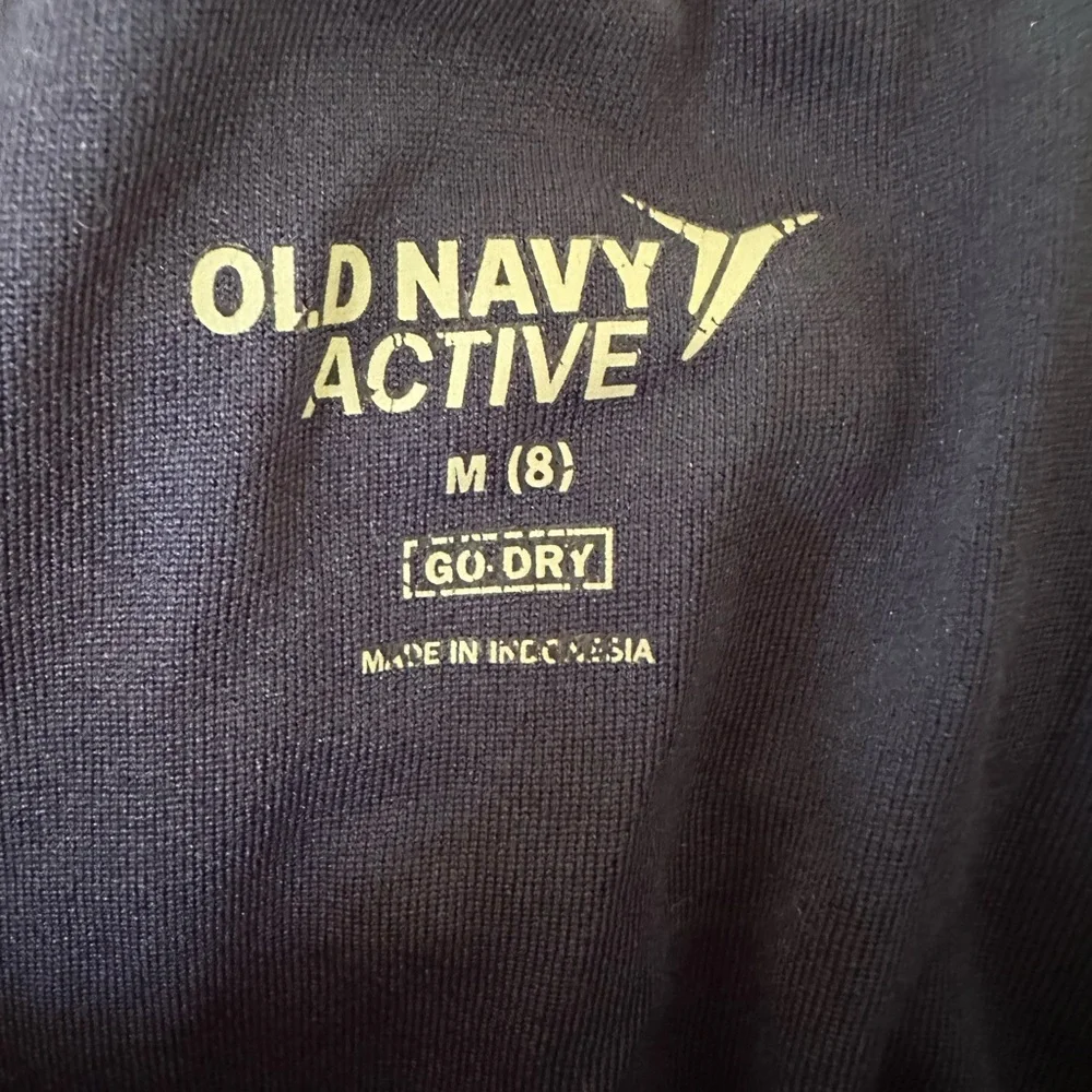 💙 OLD NAVY ACTIVE girls shorts go-Dri shorts size 8 navy blue VGUC youth